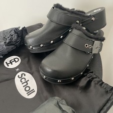 Black Dr Scholl Clogs- HFD colab; 6.5 / 40 Black Scholl Exercise Sandals