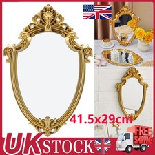 Antique Baroque Ornate Mirror Gold Carved Mirror Wall Hanging Mirror Decorative