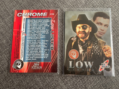 Red dwarf trading cards - dwarf,