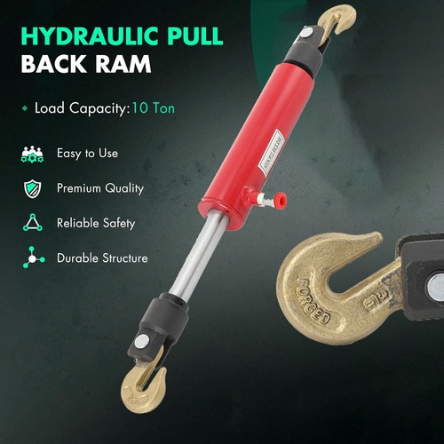 Ton hydraulic pull back ram - 10,