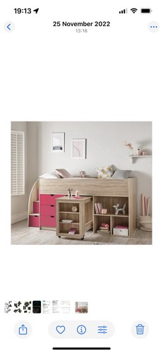 Mid sleeper kids bed cabin - mid,