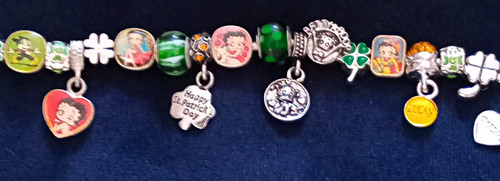 Betty boop march silver - silver, tone