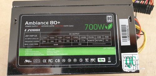Ezcool jsp 700p12a 700w - jsp-700p12a, atx