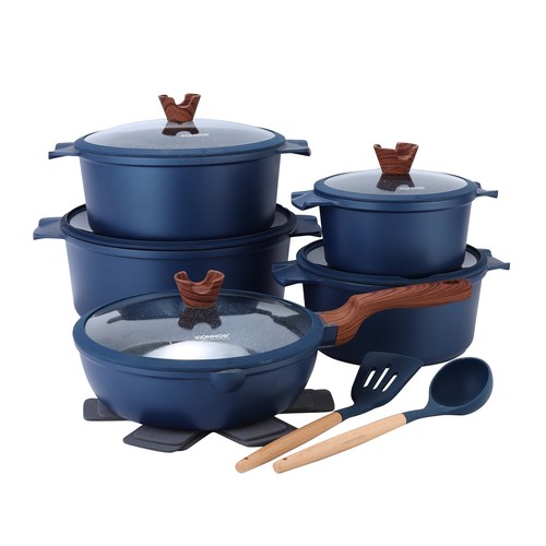 Donnor 15pc granite - granite, cookware