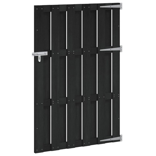 Garden gate wpc grey entrance - grey,