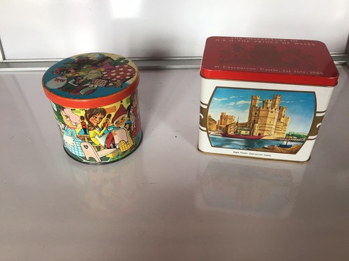 Vintage tins blue bird - 2,