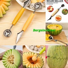 Fruit Baller Melon Icecream Scoop Fruit Vegetables Design Scoop Double Sided 1Pc