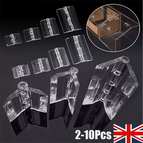 10x folding hinges - hinges, acrylic