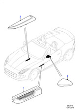 Jaguar Genuine Cover Mirror