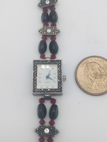 Cute ladies red crystal - red, gem