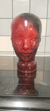 Vintage Retro Glass Model Head
