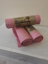 3pieces Relevo 100% Recycled Bin Liners, Heavy Duty 30L, 60 Bin Bags