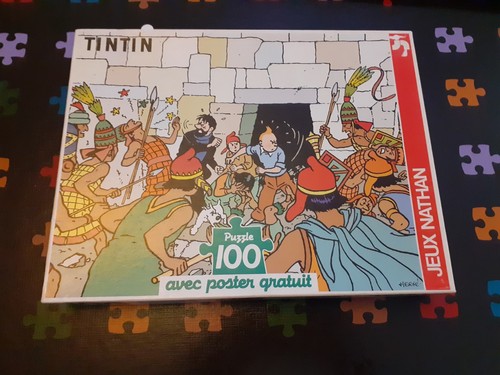 Tintin 100 pc jigsaw - tintin,