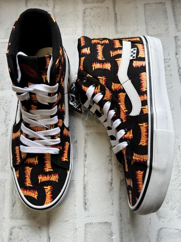 Vans thrasher sk8 hi - thrasher, sk8-hi