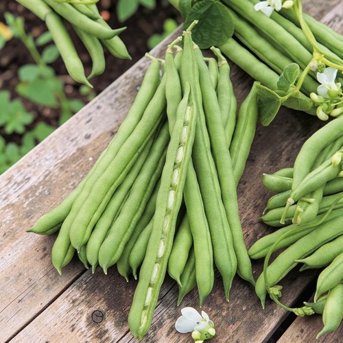 Climbing french bean - bean, vegetable