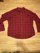 Vintage Ralph Lauren Men’s Shirt XL Red Tartan Plaid Hunting Lumberjack