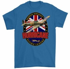HAWKER HURRICANE T-SHIRT Flying Legend WWII Battle of Britain RAF Tee Top