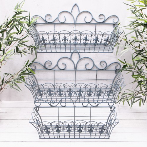 Large blue metal vintage - blue,