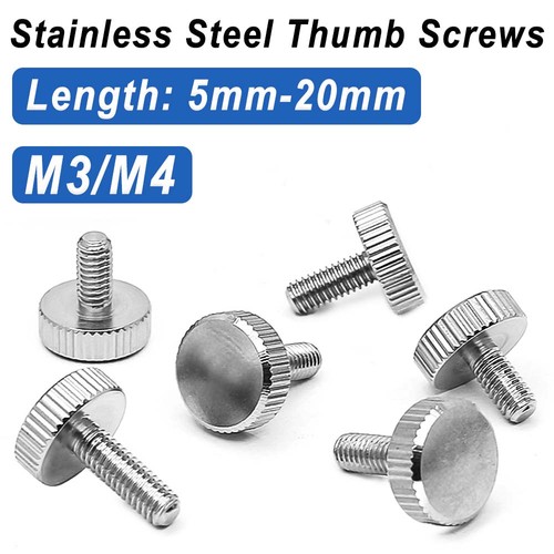 Knurled thumb screws a2 - knurled,