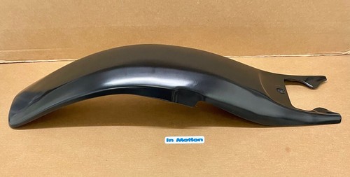 Rear plastic mudguard white - rear,