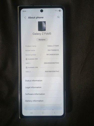 Samsung galaxy fold - fold, 5.