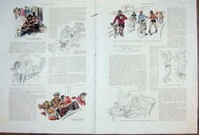 Original Old Vintage Print