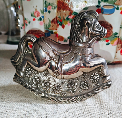 Vintage silver plated rocking - vintage,