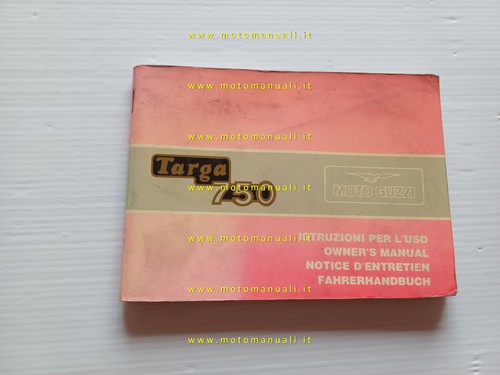 Moto guzzi 750 targa - moto,
