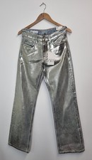 Zara Silver Shimmer Low Rise