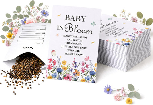 Baby bloom seed packets - baby,