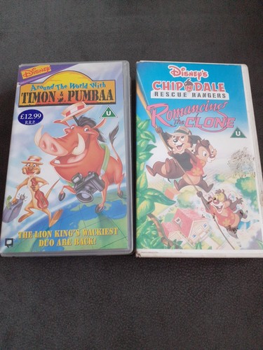 Disney vhs chip dale - 2x,