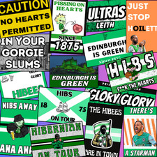 HIBS football stickers x 50 -