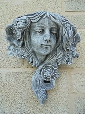 Poppy Lady face wall planter