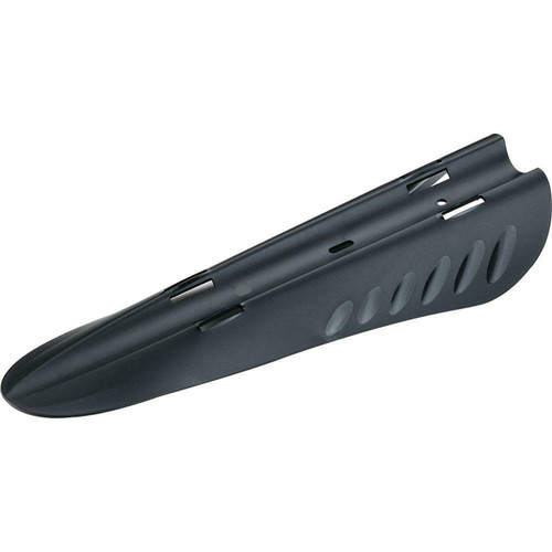 Front downtube mudguard black - front,