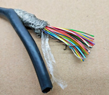 5 METRES  25 CORE SCREENED  CABLE  7 / 0.1MM  7-1-25C   6MM DIAMETER.