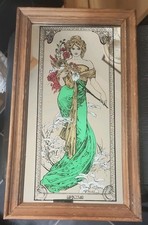 Art Nouveau decorative mirror