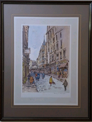Large framed print wellgate - print,, 'wellgate