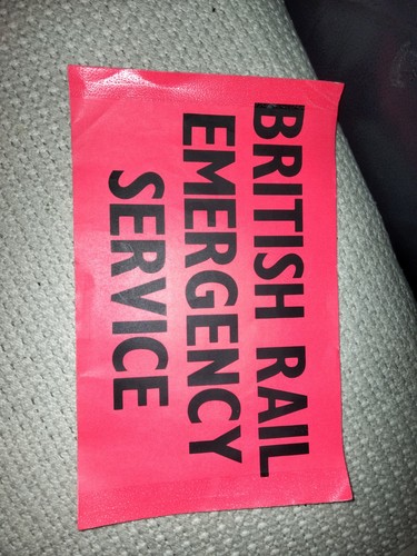 Vintage british rail paper - british,