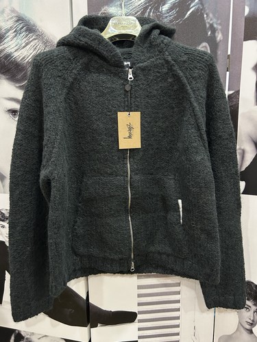 Stussy chunky knit zip hoodie - zip,