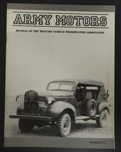 Army motors magazine journal - army,