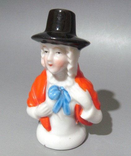 Vintage german porcelain half - porcelain,