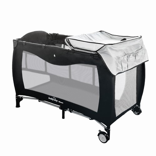 Travel cot playpen with - +,