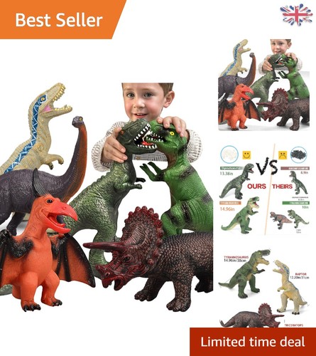 Piece jumbo dinosaur - 6-piece, set