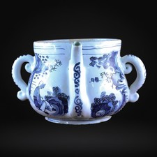 17thC English Delftware Posset