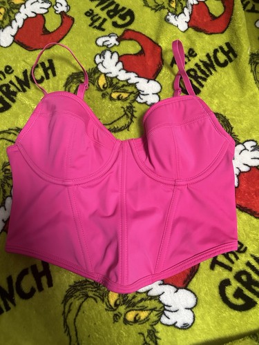 Pink corset - pink,