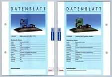 MB Actros LH / Scania 144 #91/2 Solozugmaschinen - Herpa Data Sheet