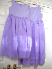 2 BRIDESMAIDS DRESSES CHILDRENS LILAC FIT  AGES 6 & 7 YRS NEW