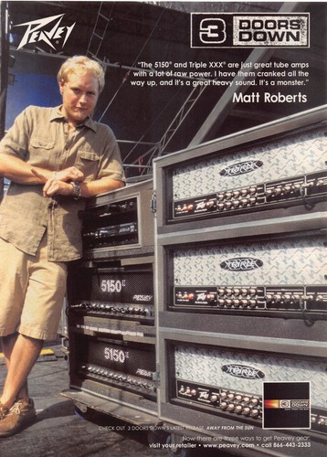 Peavey tube amps print - amps, ad