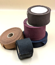 JOB LOT VTG GROSGRAIN PETERSHAM RIBBON HAT BAND HABERDASHERY MILLINARY (M15)