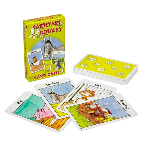 Farmyard donkey card game - farmyard,